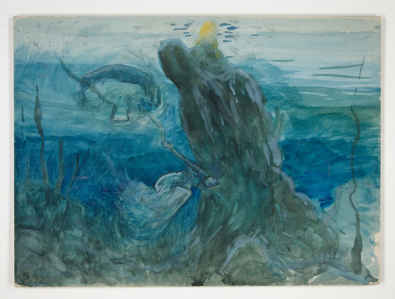 Scène sous-marine - Edwin Austin Abbey
