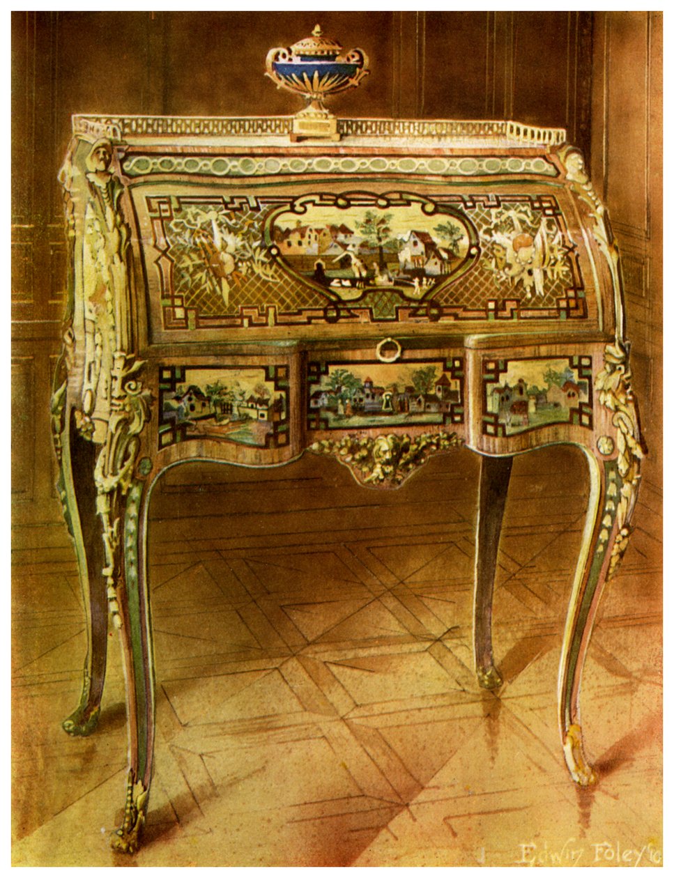 Escritoire à toilette, français, Victoria and Albert Museum, Londres, 1911-1912 - Edwin Foley