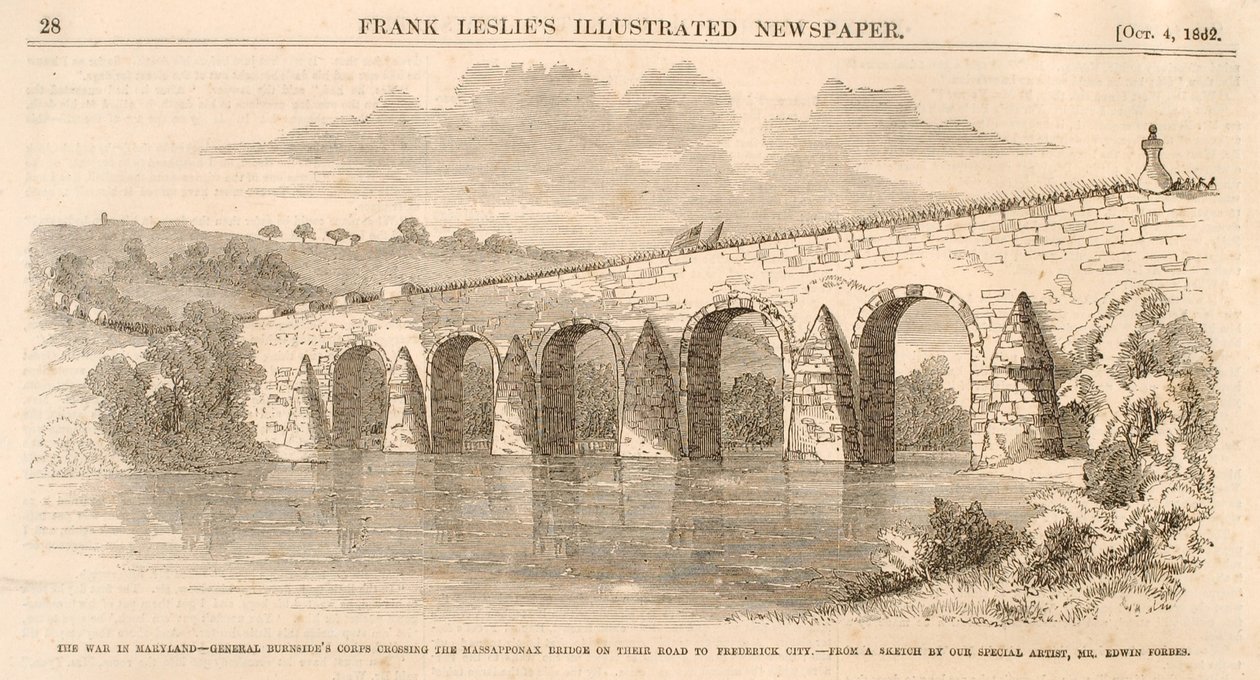 La guerre dans le Maryland, extrait du Frank Leslie's Illustrated ...