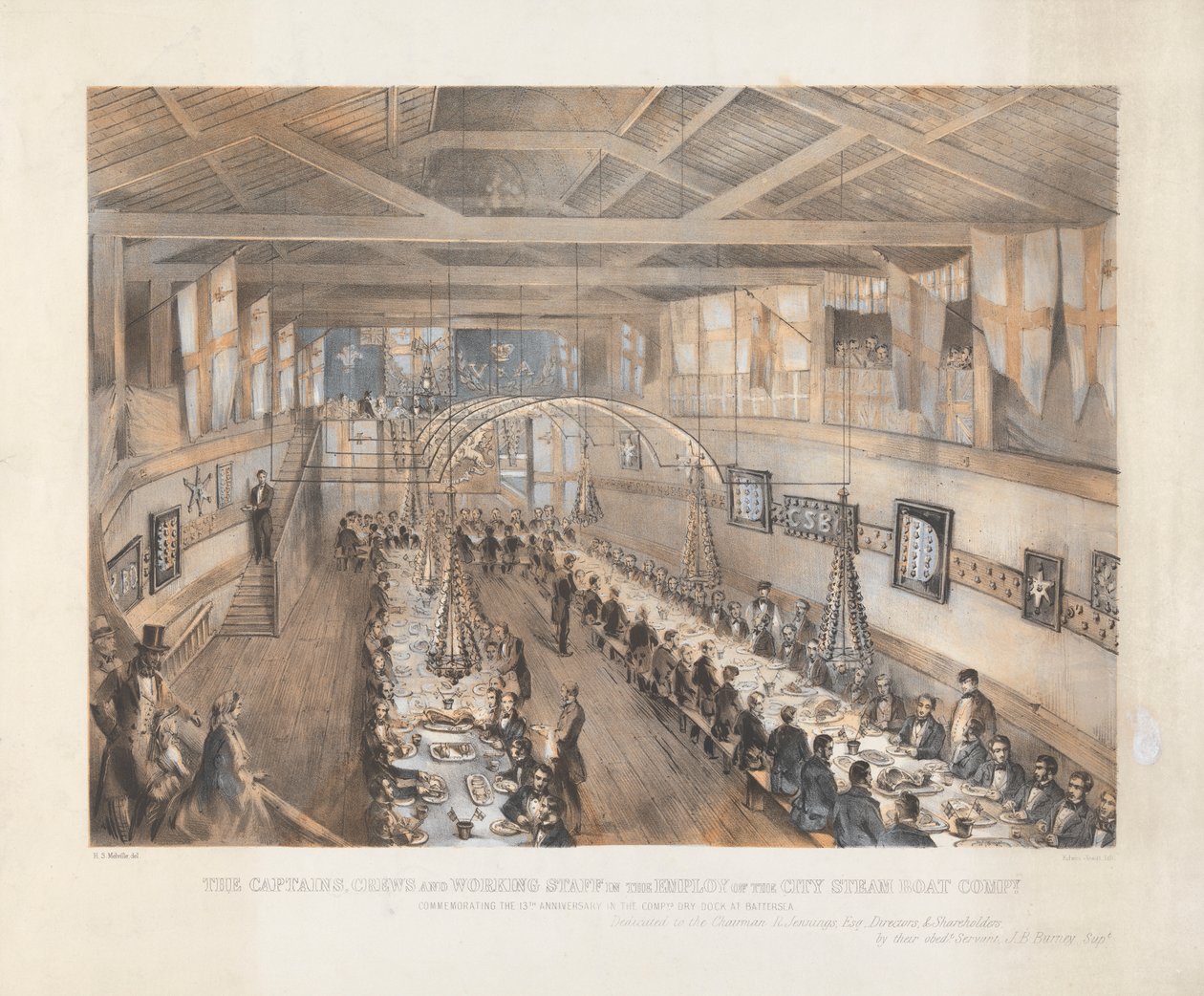 City Steam and Boat Company : Dîner aux capitaines - Edwin Jewitt