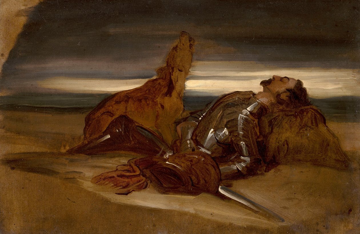 Une étude pour le "chien fidèle". - Edwin Landseer