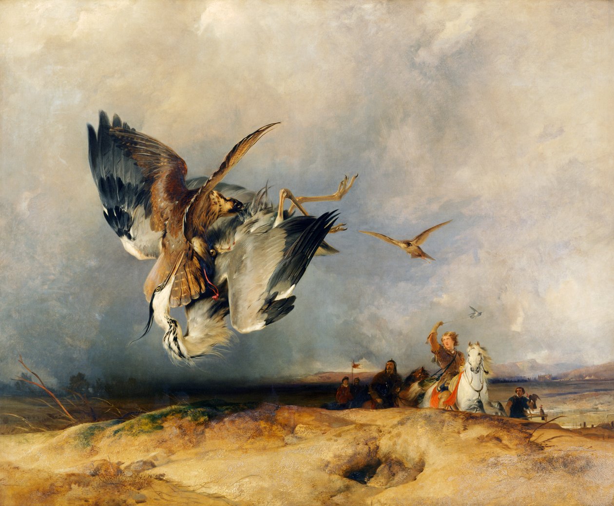 Chasse au faucon à l
