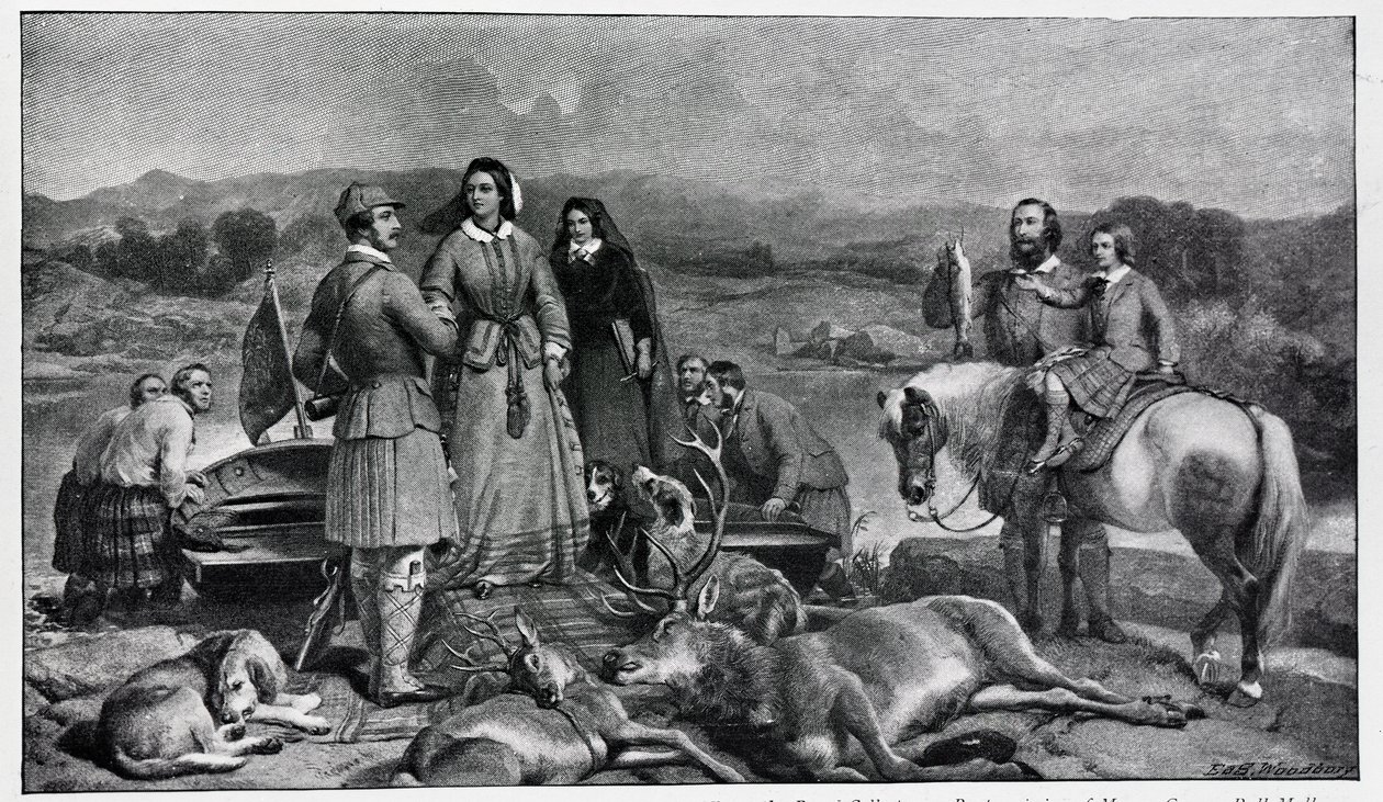 La Reine Victoria débarquant à Loch Muick - Edwin Landseer