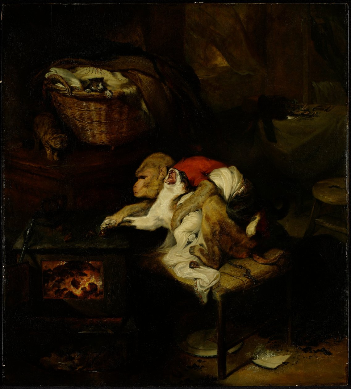 La Patte du chat, c.1824 - Edwin Landseer