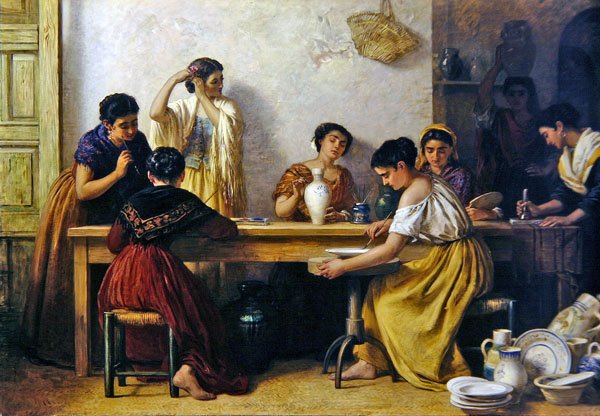 Une poterie de Séville - Edwin Longsden Long