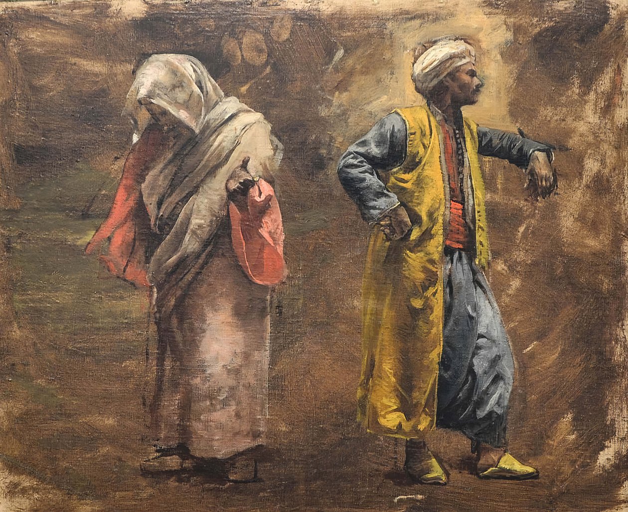 Étude de deux figures - Edwin Lord Weeks