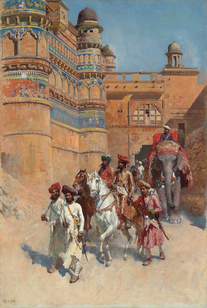 Le fort de Gwalior, Madhya Pradesh - Edwin Lord Weeks
