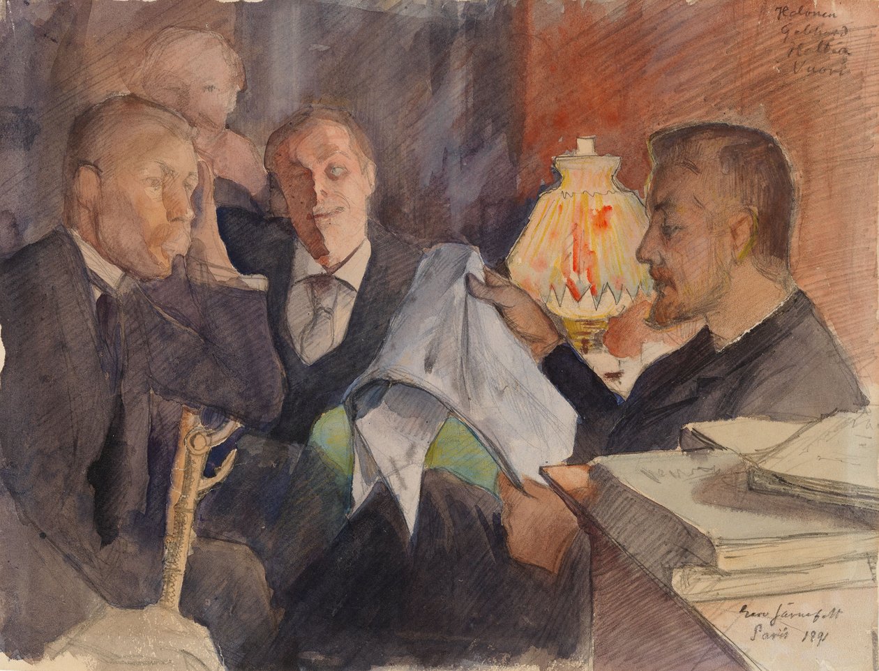 Au Studio de Paris - Eero Järnefelt