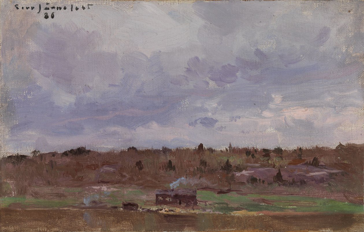 Paysage avec ferme - Eero Järnefelt