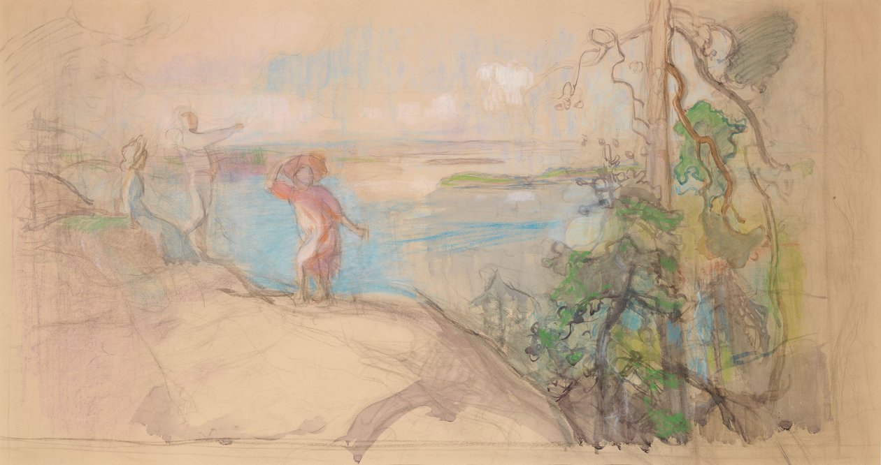 Sarvikallio, esquisse - Eero Järnefelt