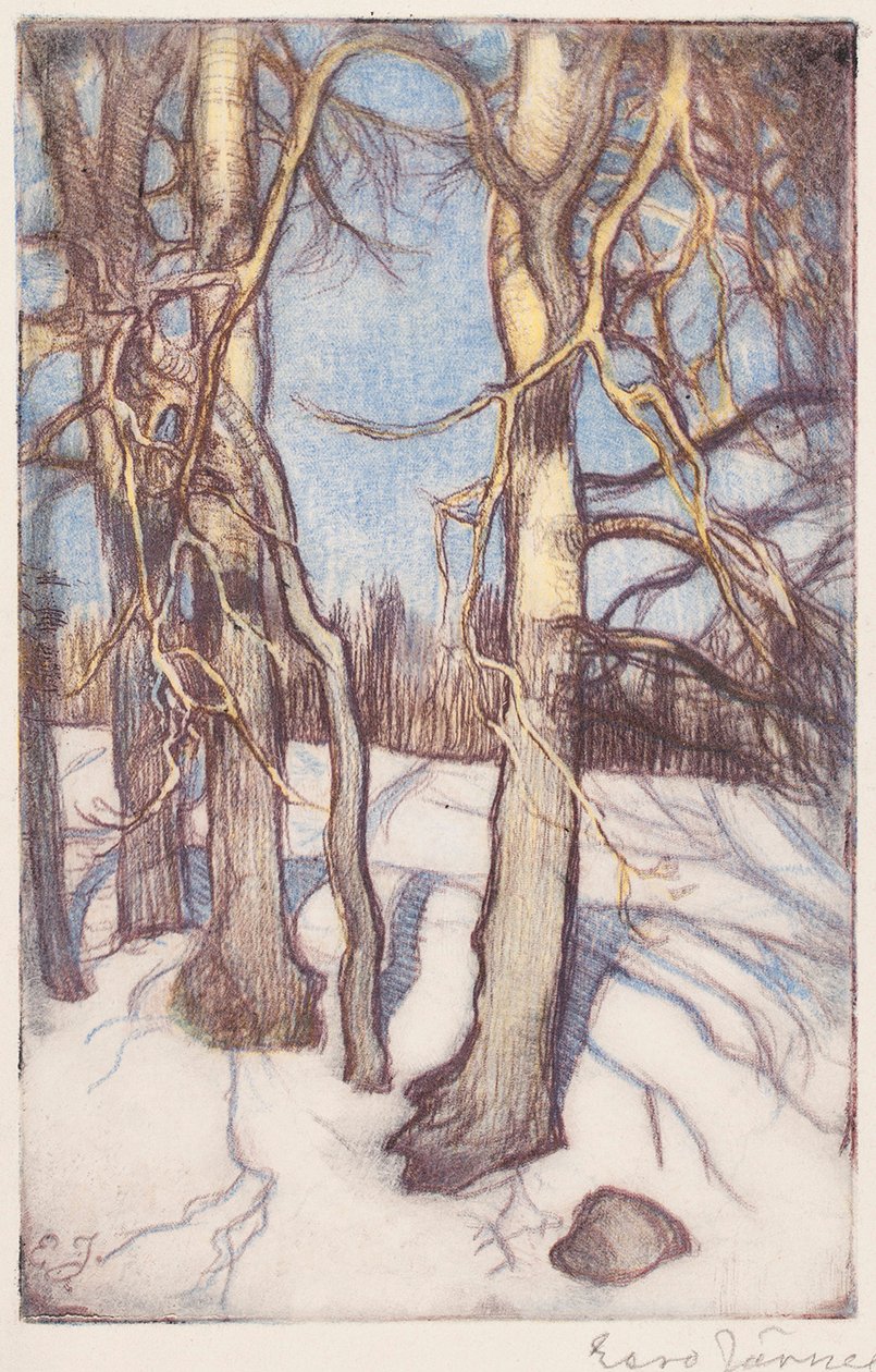 Arbres en hiver - Eero Järnefelt
