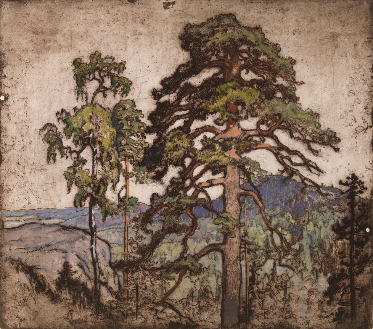 Vue depuis Koli - Eero Järnefelt