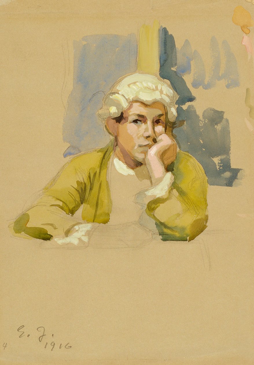 Jeune homme en costume rococo - Eero Järnefelt