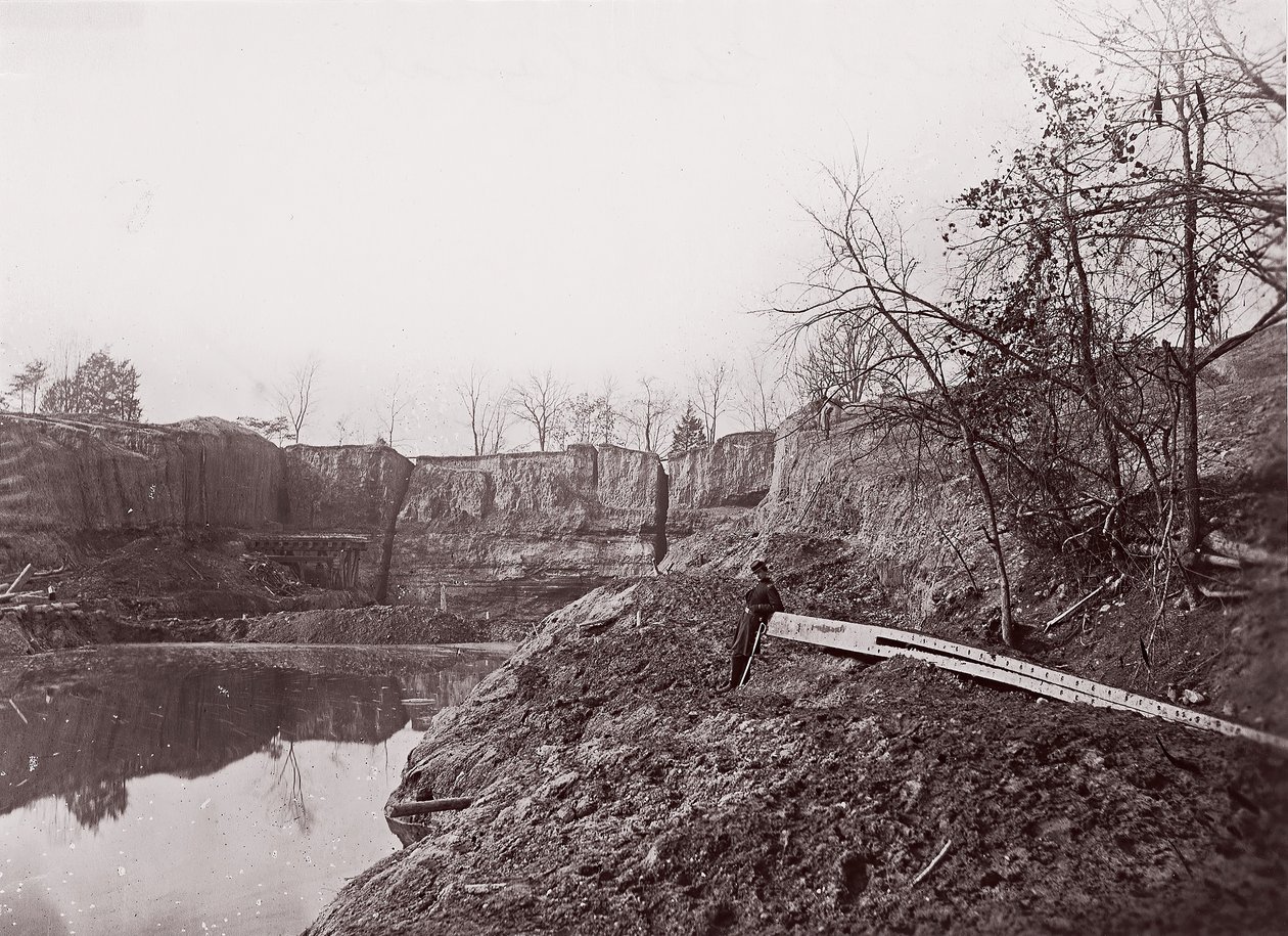 Canal de Dutch Gap, 1865 - Egbert Guy Fowx