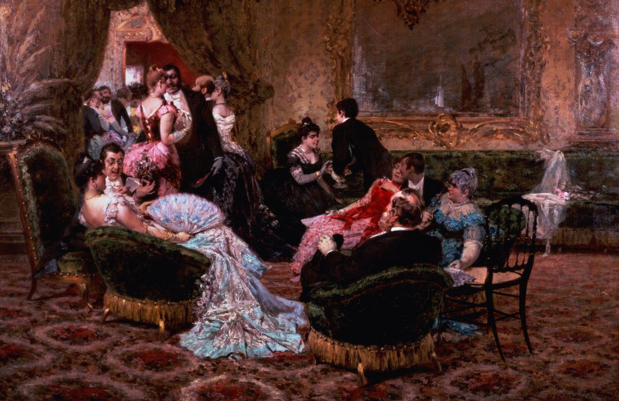Une soirée divertissante - Egisto Lancerotto