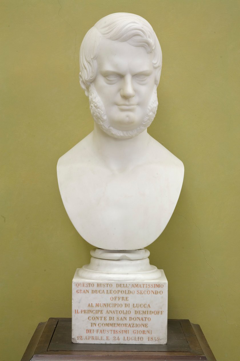 Buste de Léopold II de Toscane - Egisto Rossi