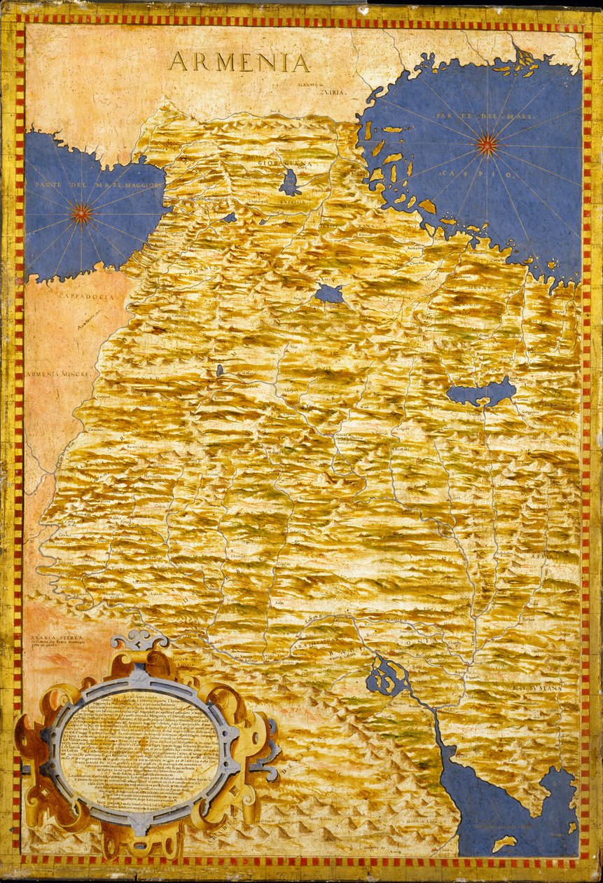 Moyen-Orient : Géorgie, Arménie, Irak, Iran occidental - Egnazio Danti