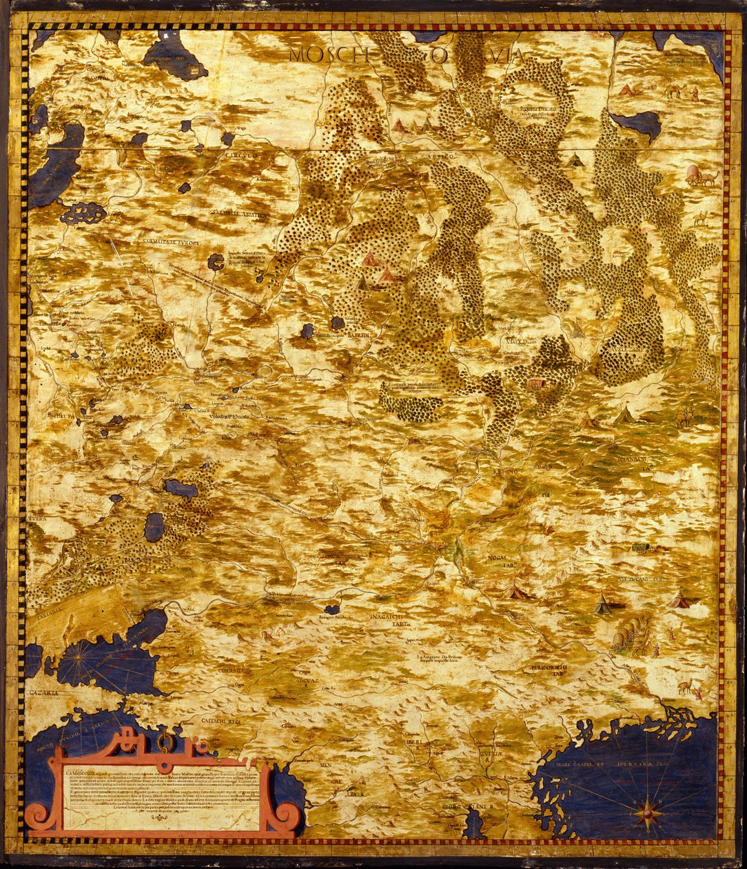 Russie Moscovie, vers 1565 - Egnazio Danti