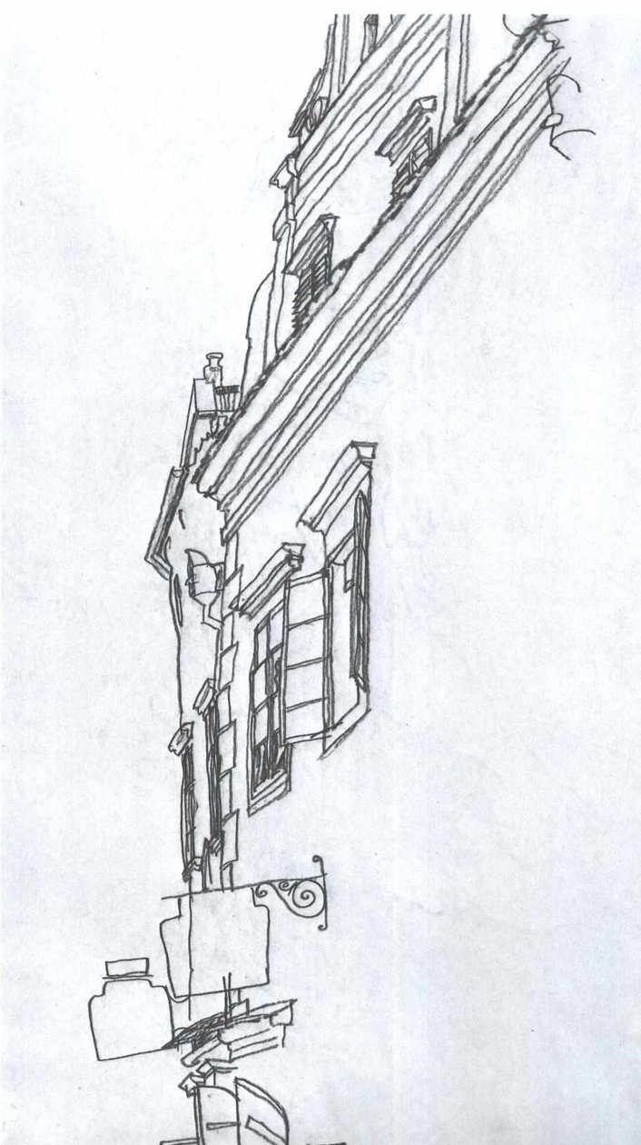 Vieilles maisons à pignon à Krumau - Egon Schiele