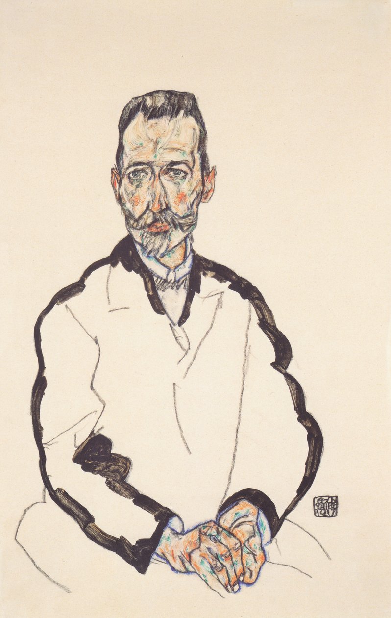 Portrait de Heinrich Benesch - Egon Schiele