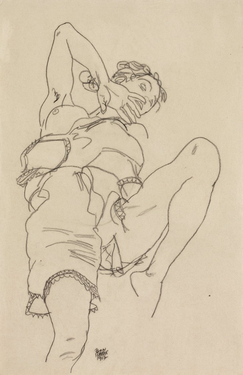 Femme en sous-vêtements, s