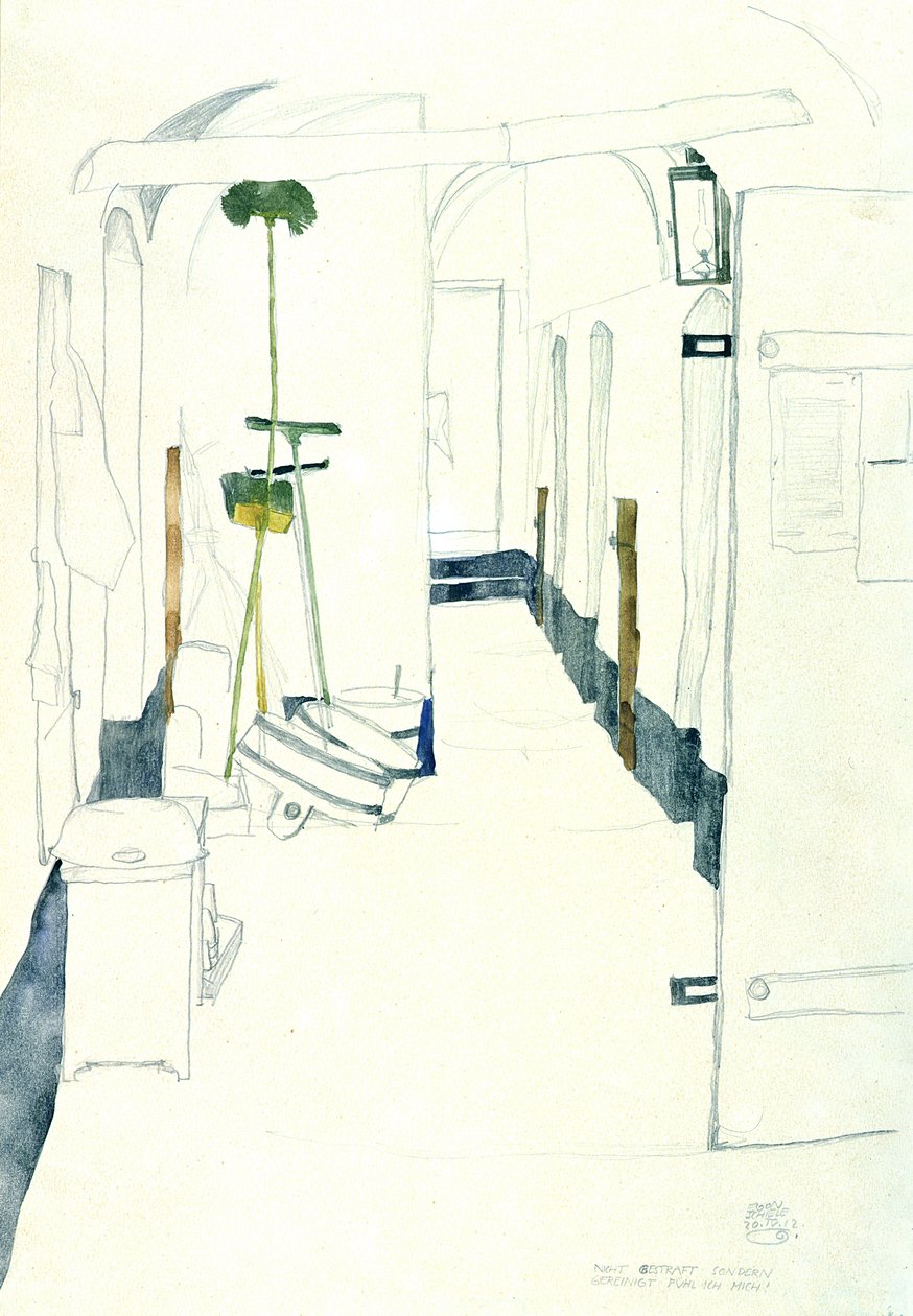 Je ne me sens pas puni mais purifié, 1912 - Egon Schiele