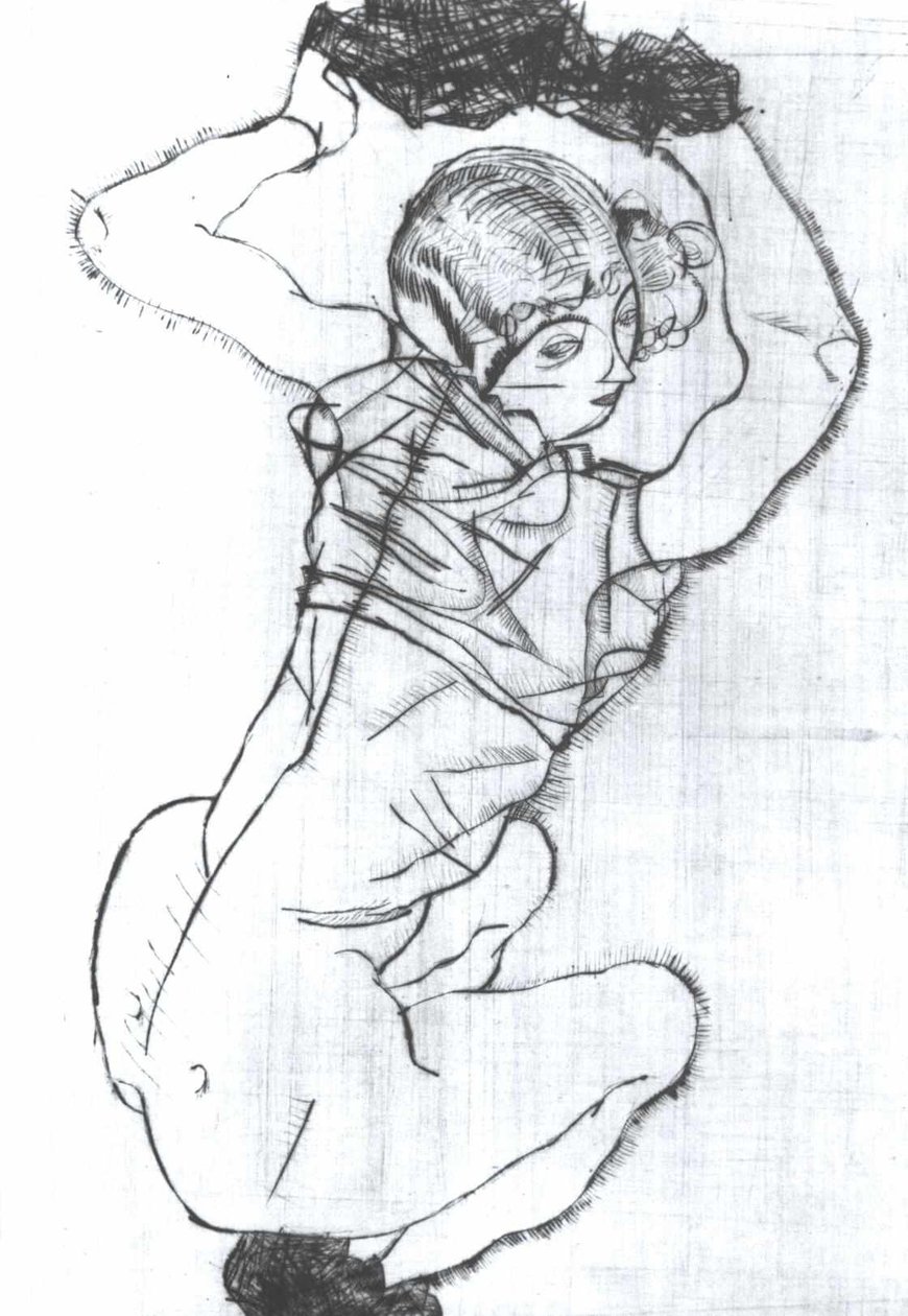 Accroupie - Egon Schiele
