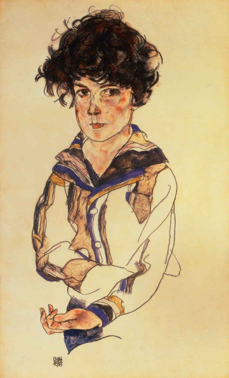 Jeune garçon, 1918 - Egon Schiele