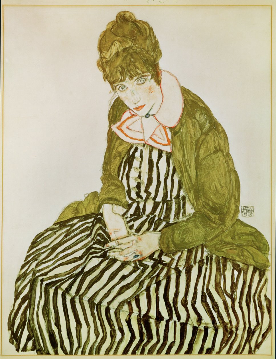 Edith Schiele, épouse de l