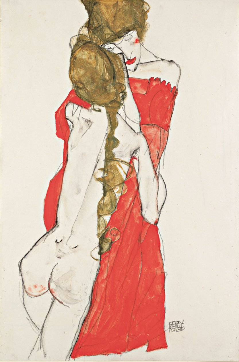 Mère et fille, 1913 - Egon Schiele