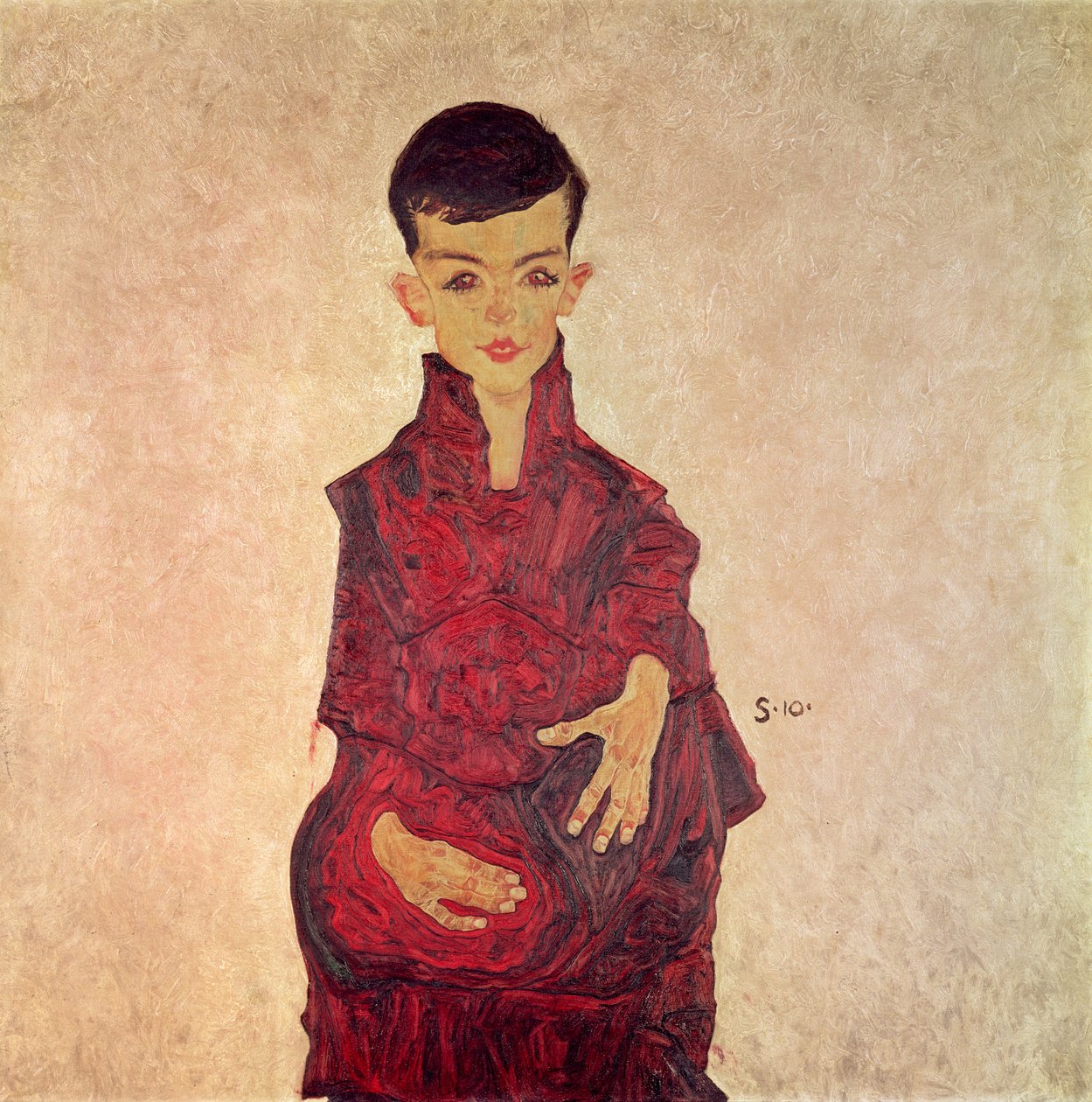 Rainerbub (Portrait de Herbert Rainer à environ 6 ans) 1910 - Egon Schiele