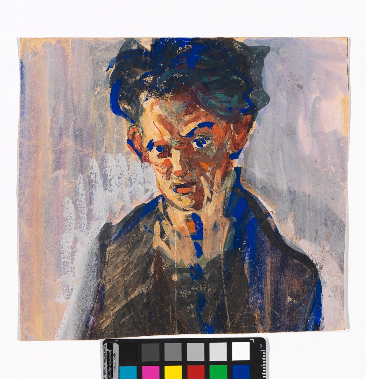Autoportrait - Egon Schiele
