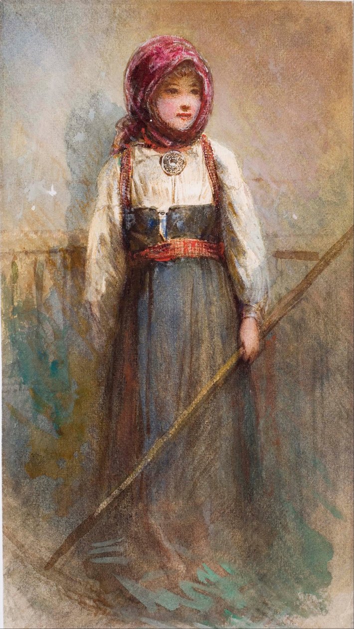 sans titre (fille norvégienne) - Egron Sellif Lundgren