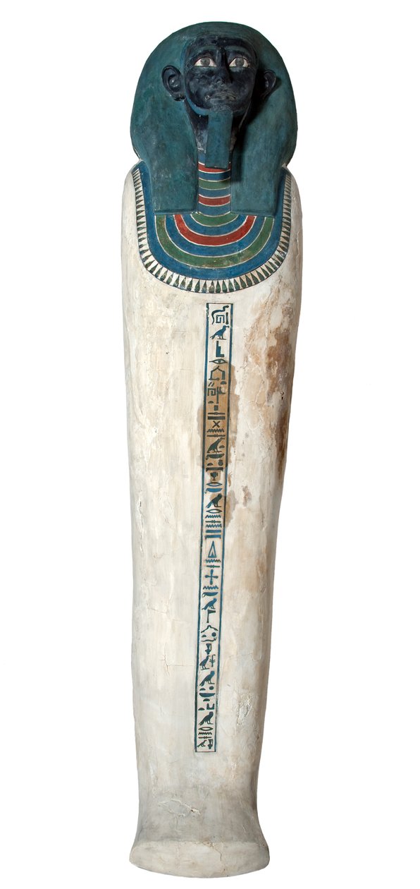Cercueil intérieur de User-Het. Inscriptions : "Ô Osiris guerrier User-het, ta mère Nout s