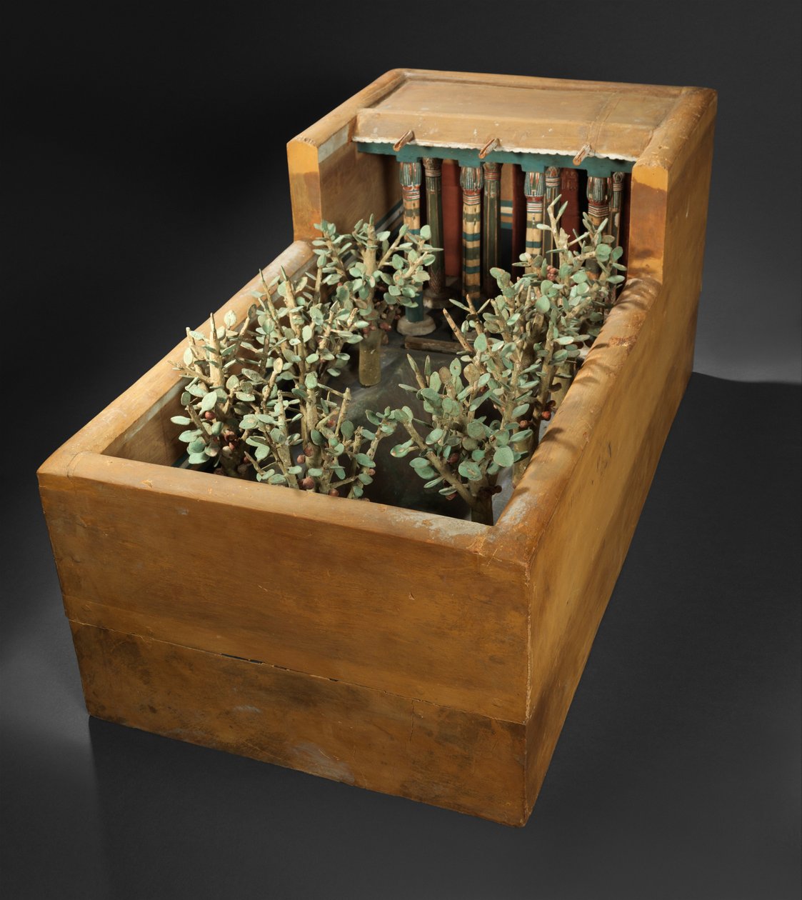 Modèle de porche et jardin du tombeau de Meketre, vers 1981-1975 av. J.-C. - Egyptian 12th Dynasty