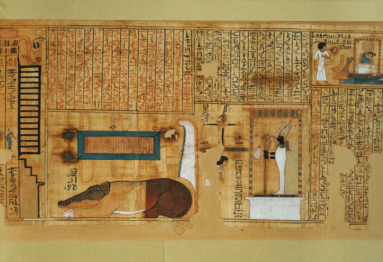 Livre des morts du scribe Nebqed, règne de ... - Egyptian 18th Dynasty