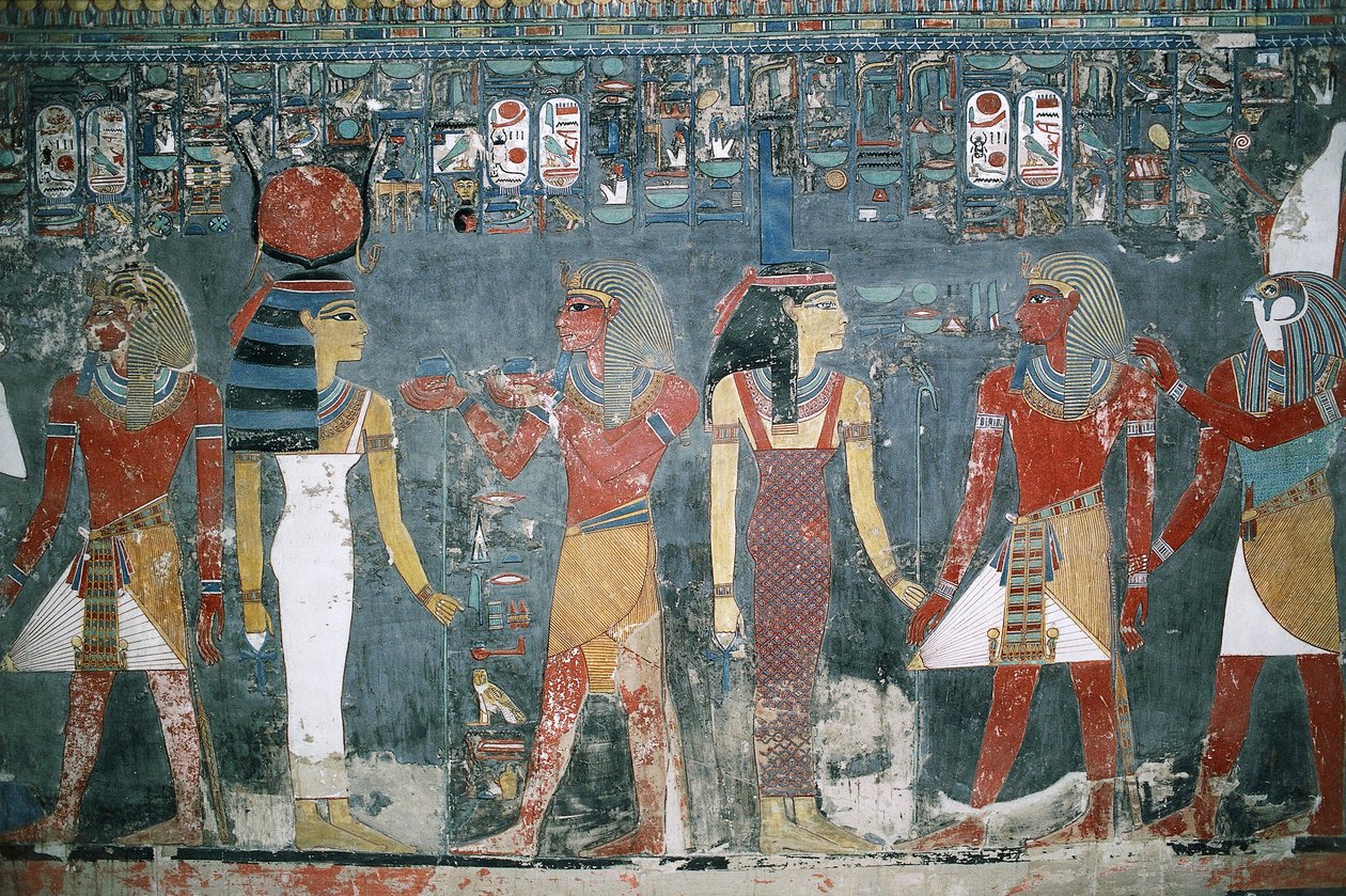 Égypte, Louxor, Vallée des Rois, tombeau d