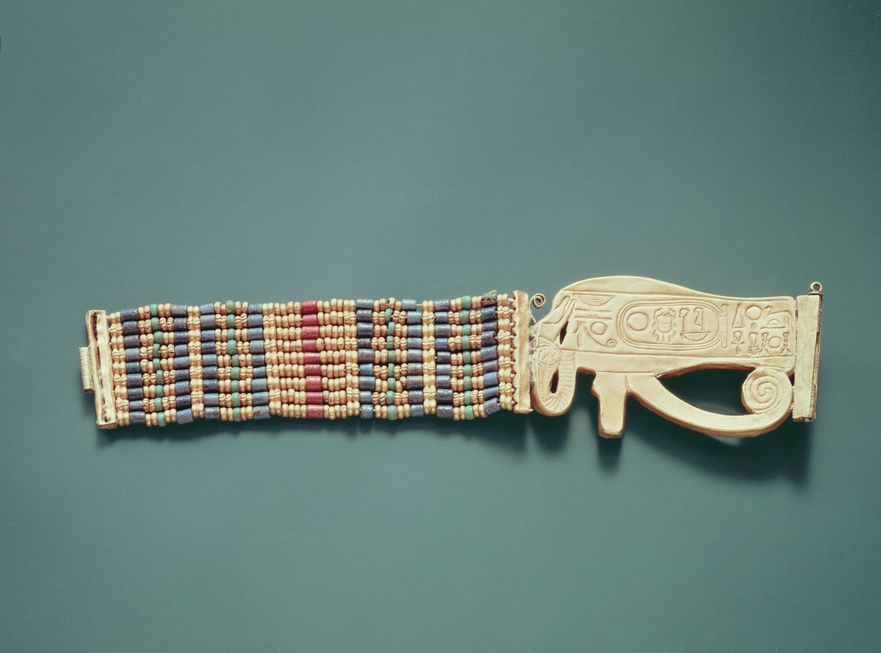 Bracelet de Perles Flexible, de la Tombe de Toutânkhamon - Egyptian 18th Dynasty