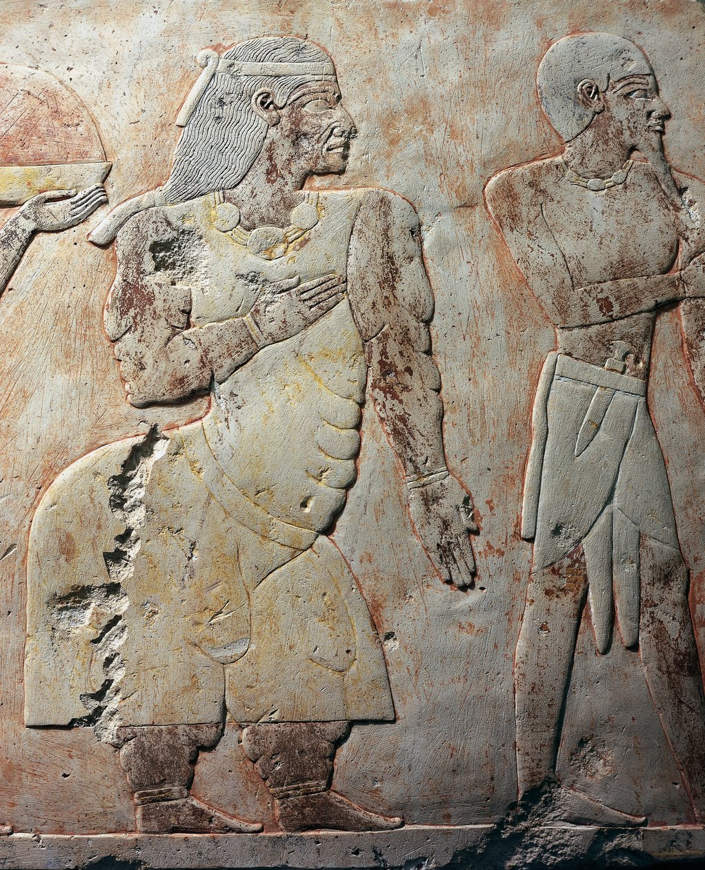 Reine de Pount, (détail), scène représentant l