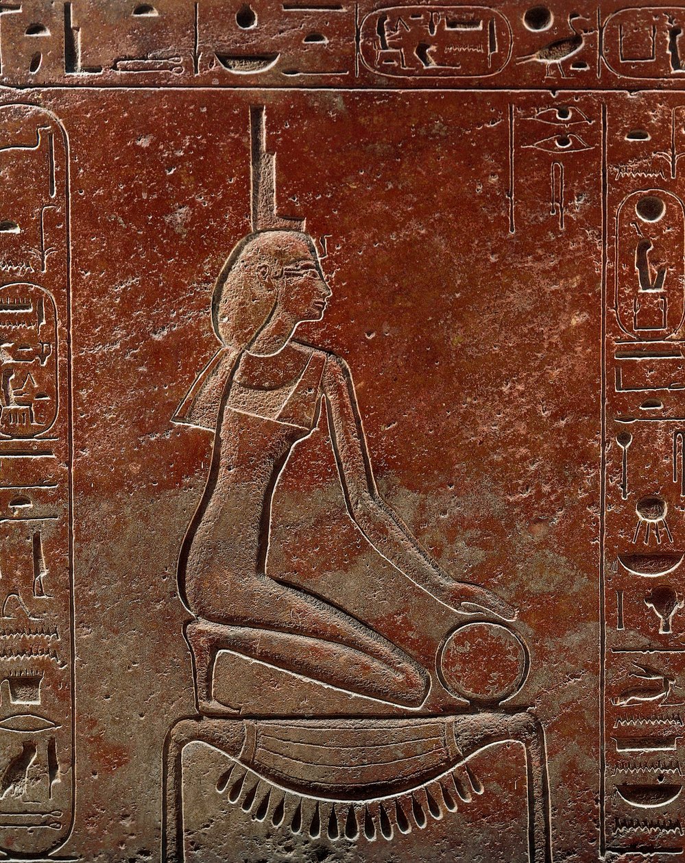 Sarcophage de la reine Hatchepsout de la Vallée des Rois, Égypte, détail, Nouvel Empire, XVIIIe dynastie - Egyptian 18th Dynasty