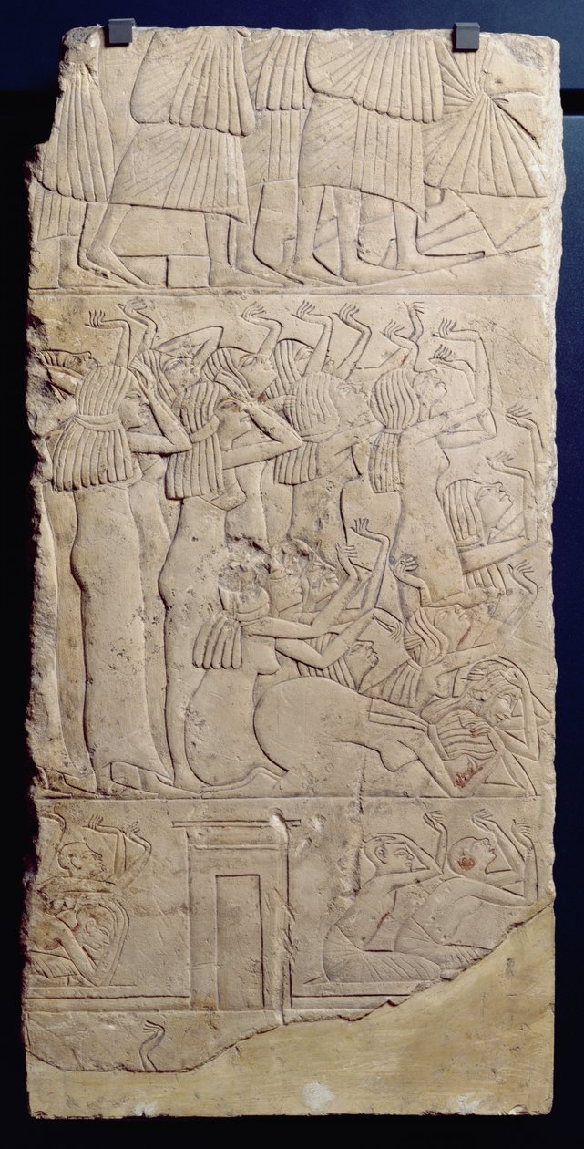 Scène de lamentation lors d