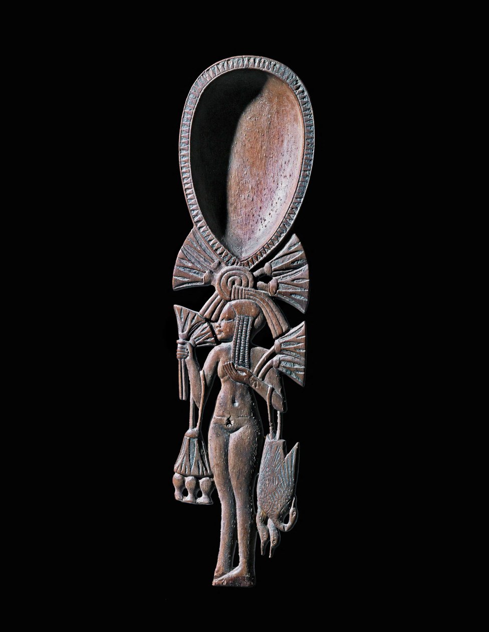 Cuillère pour tenir la crème de visage ... - Egyptian 18th Dynasty