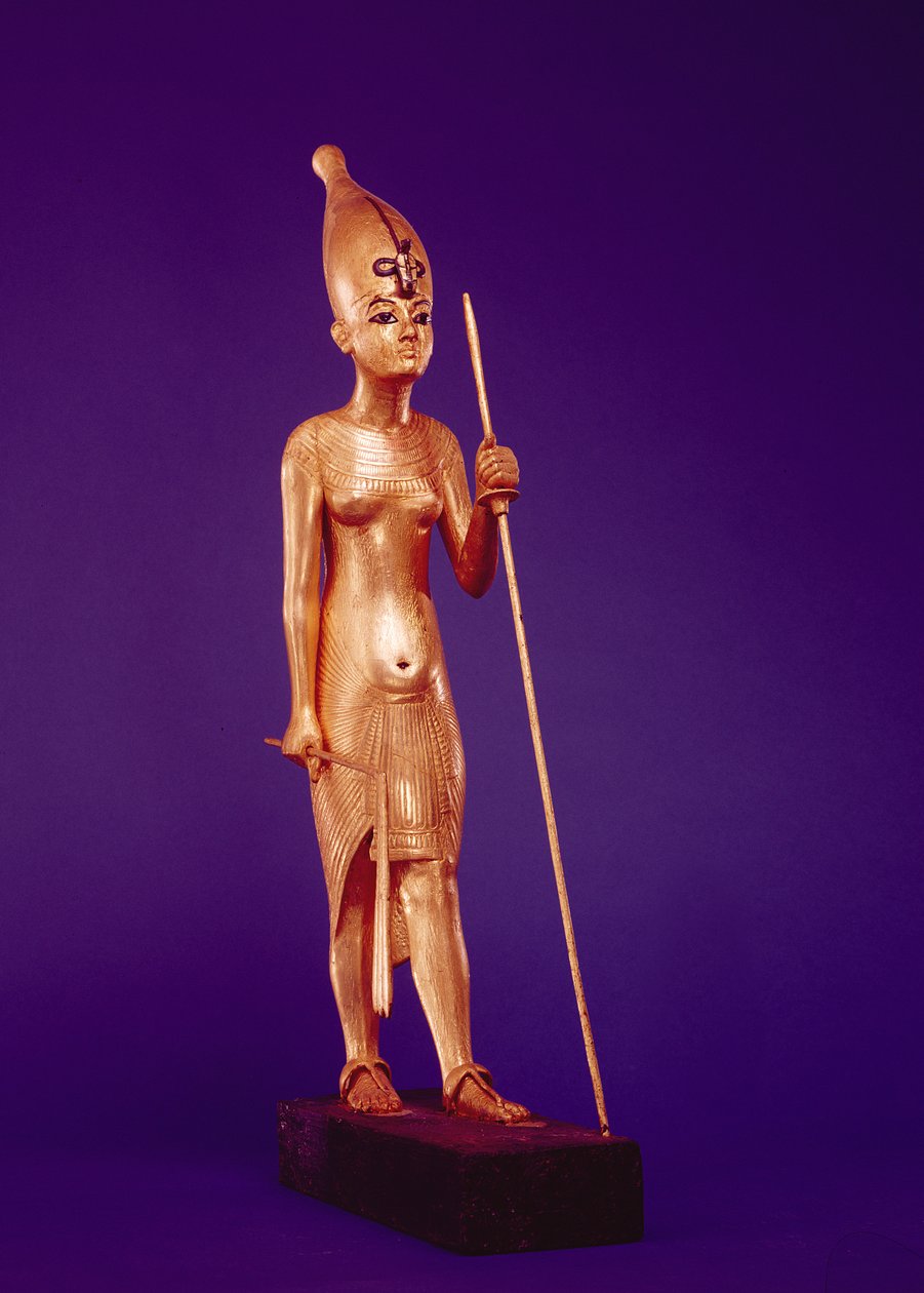 Statuette du roi, de la tombe de Toutankhamon (vers 1370-1352 av. J.-C.) Nouvel Empire - Egyptian 18th Dynasty
