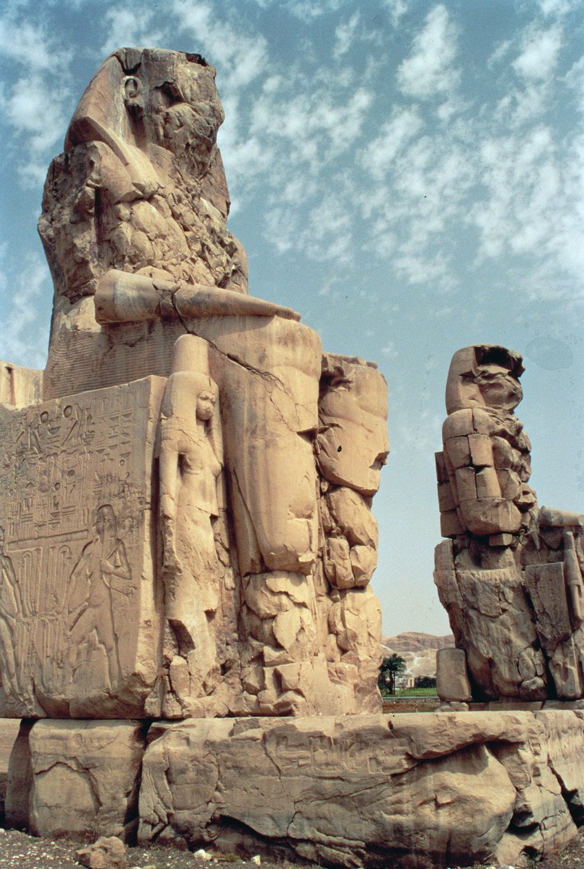 Les Colosses de Memnon, statues d