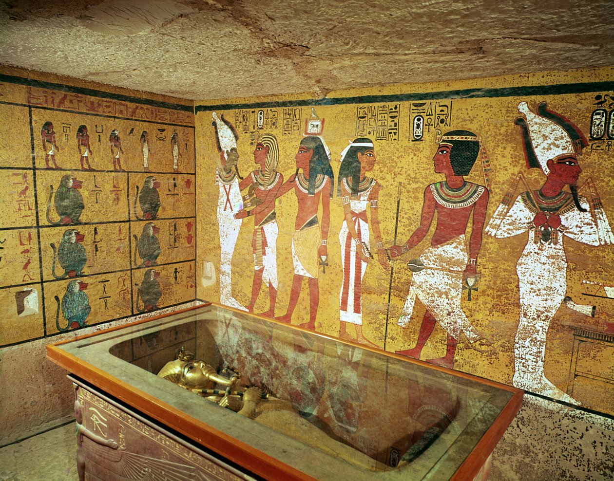 La chambre funéraire dans la tombe de Toutankhamon, Nouvel Empire - Egyptian 18th Dynasty