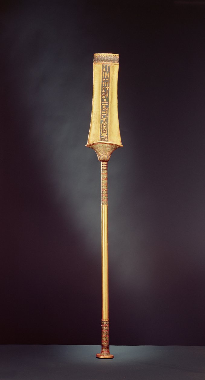 Le sceptre royal, de la tombe de Toutankhamon, Nouvel Empire - Egyptian 18th Dynasty
