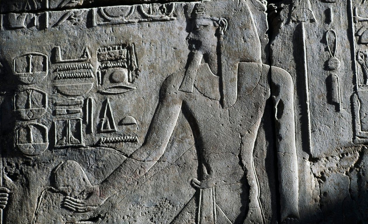Bas-relief, Temple de Louxor, Louxor, Thèbes (site du patrimoine mondial de l