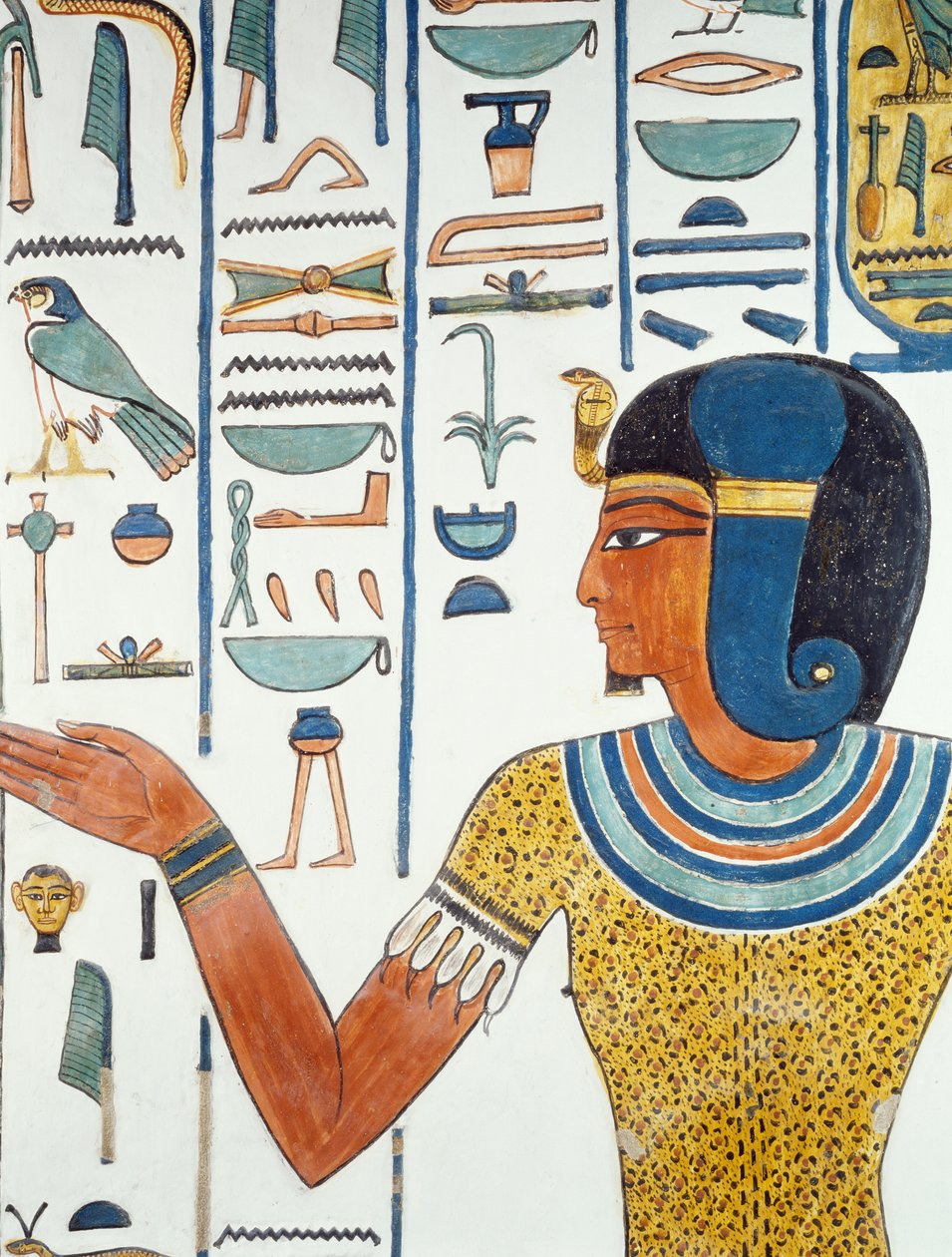 Colonne avec Hornedjitef (détail) - Egyptian 19th Dynasty