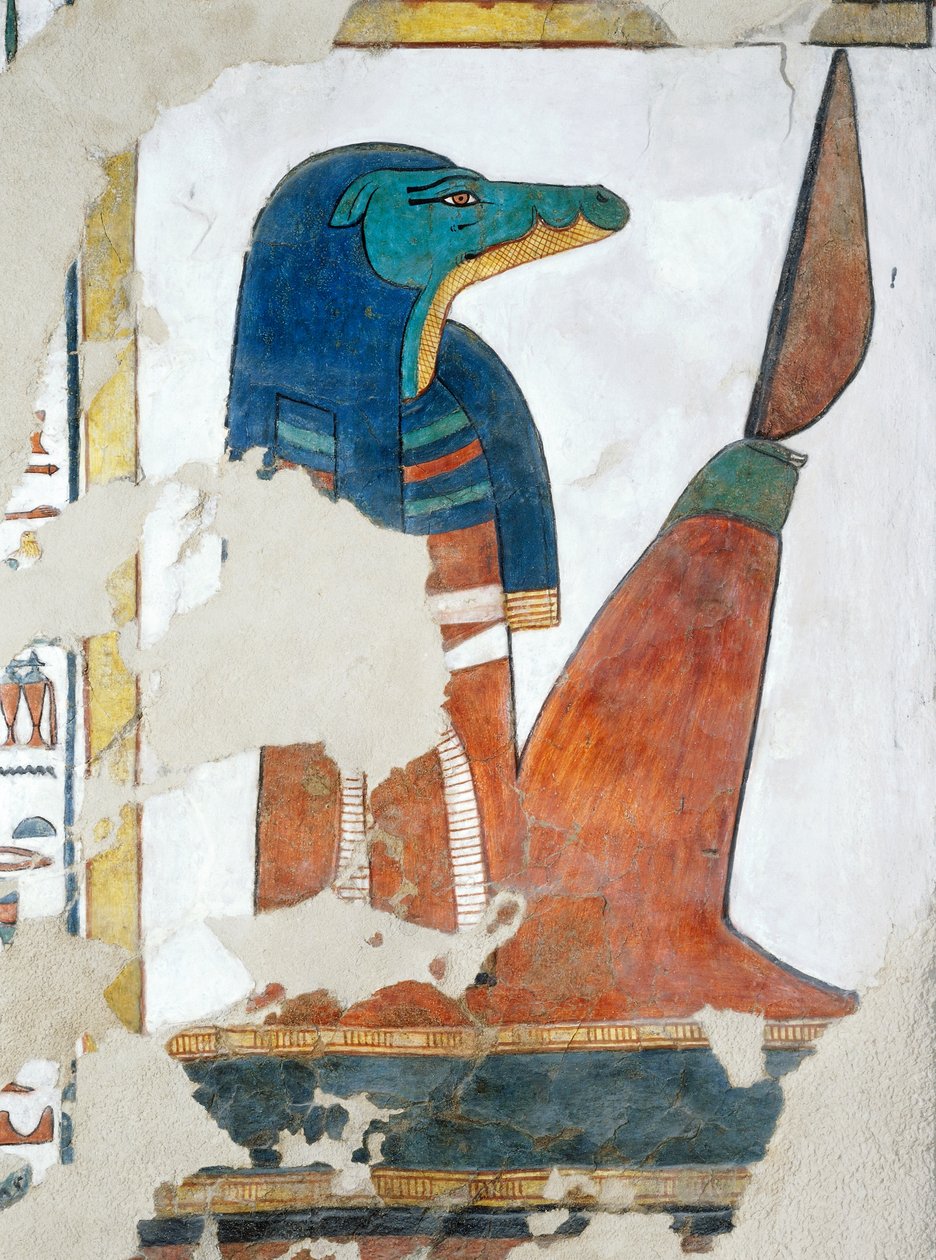 Gardien à tête de crocodile de la troisième porte du Royaume d