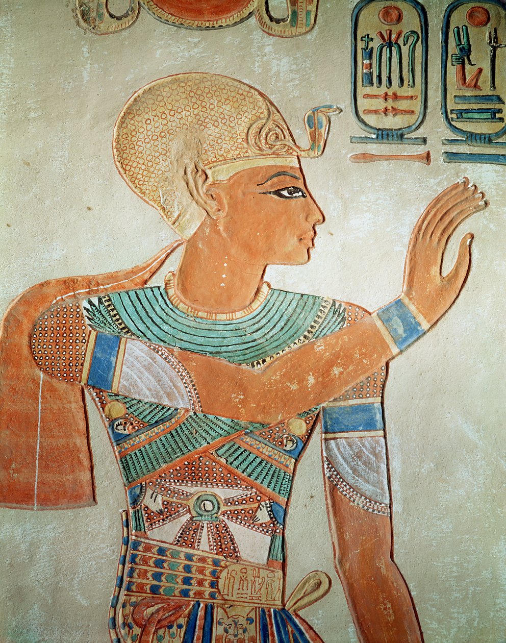Portrait de Ramsès III (c.1184-1153 av. J.-C.) de la Tombe d